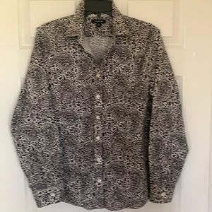 Lands’ End, 100% cotton, classic button down